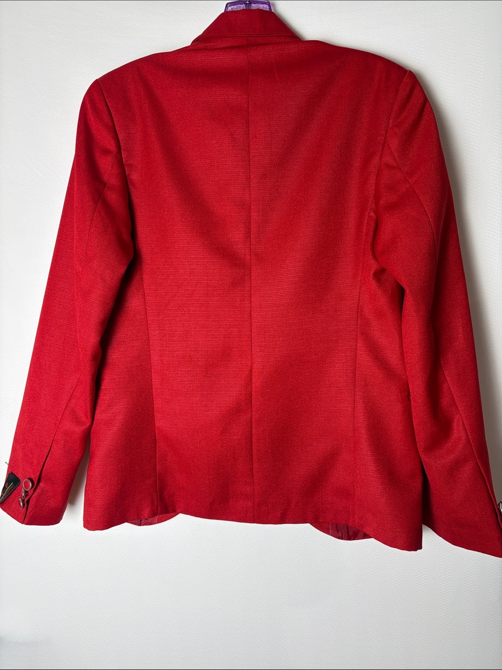 Kids Red Blazer - Tailored Single-Breasted Jacket - Picture 3 of 10